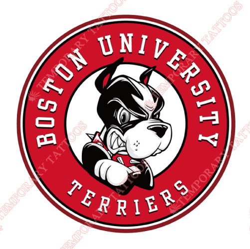 Boston University Terriers Customize Temporary Tattoos Stickers NO.4019